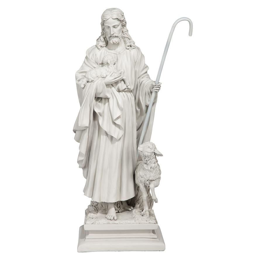 Jesus the Good Shepherd Garden Statue: Large