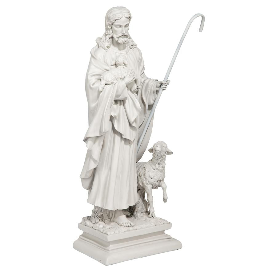 Jesus the Good Shepherd Garden Statue: Large