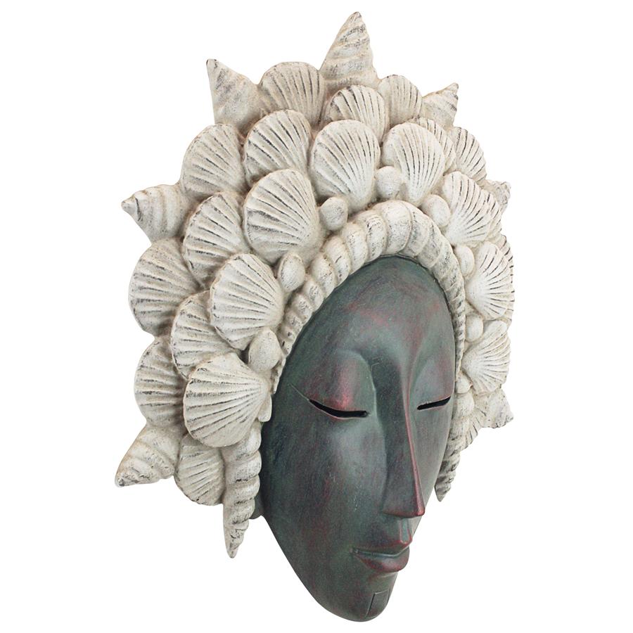 The Seashell Maiden Mermaid Wall Sculpture: Each