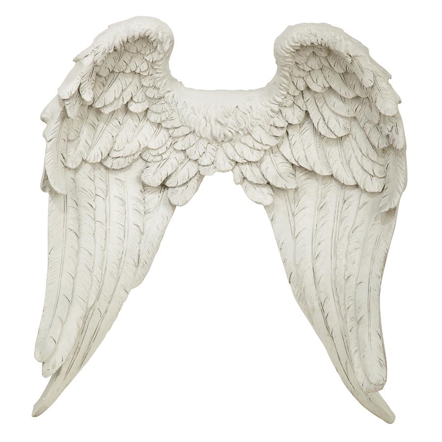 Heavenly Guardian Angel Wings Wall Sculpture