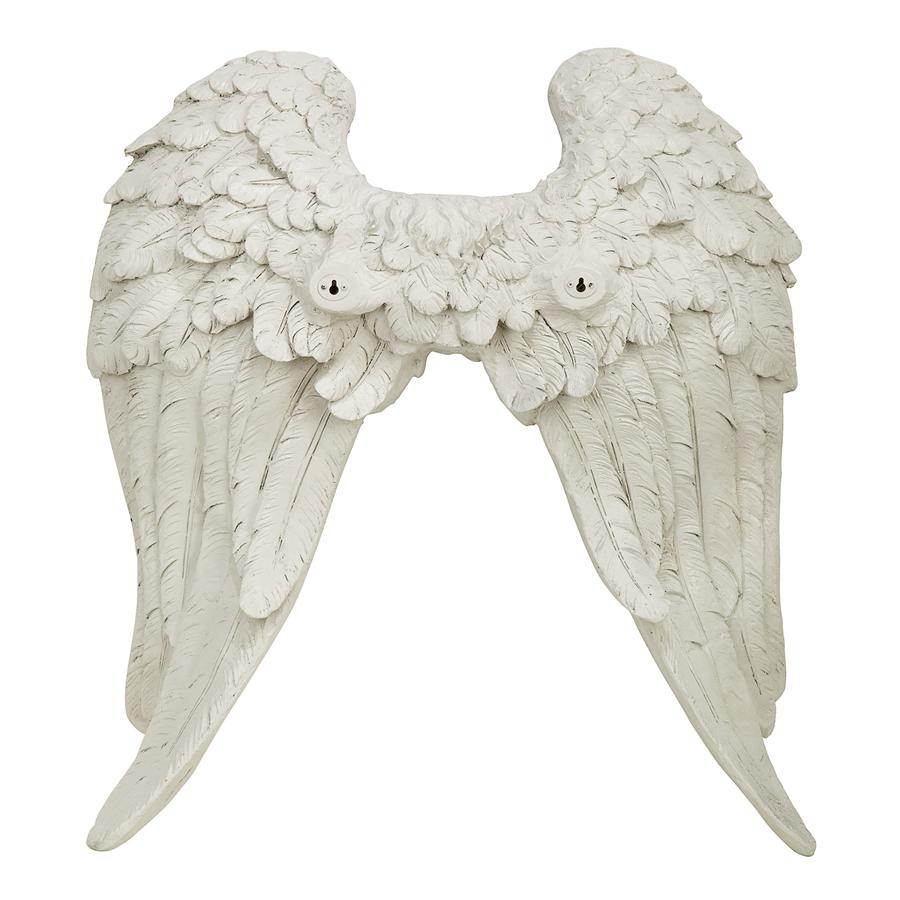 Heavenly Guardian Angel Wings Wall Sculpture