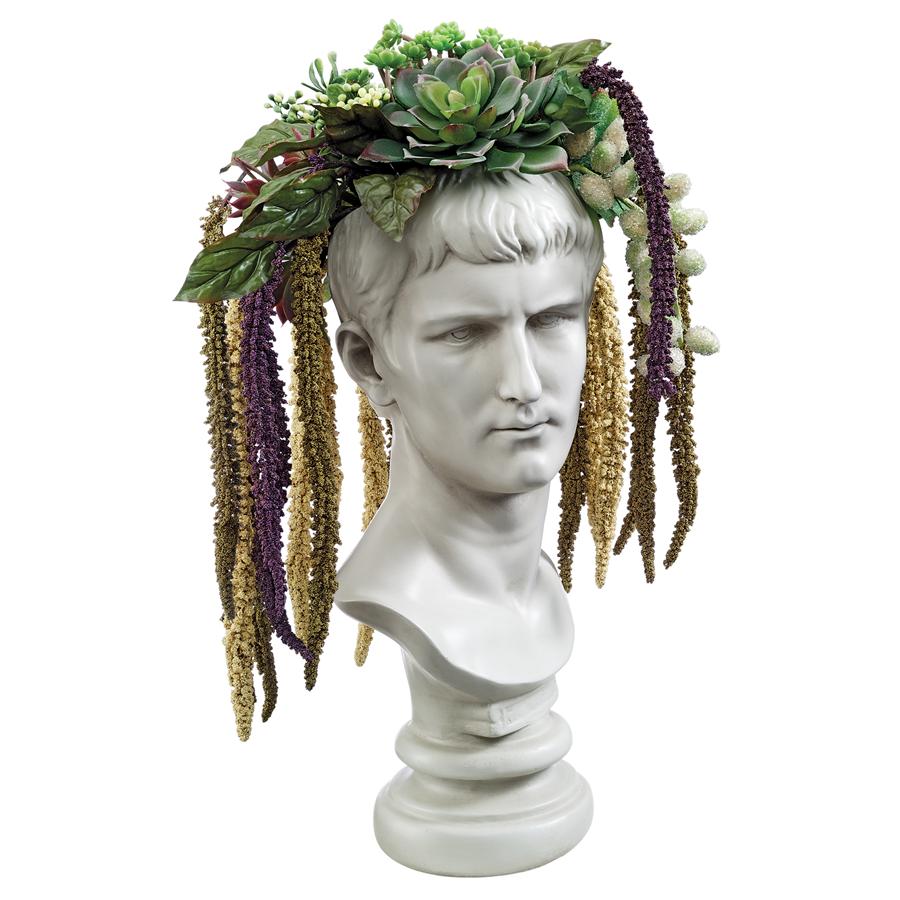 Bust Planters of Antiquity Statues: Emperor Caligula