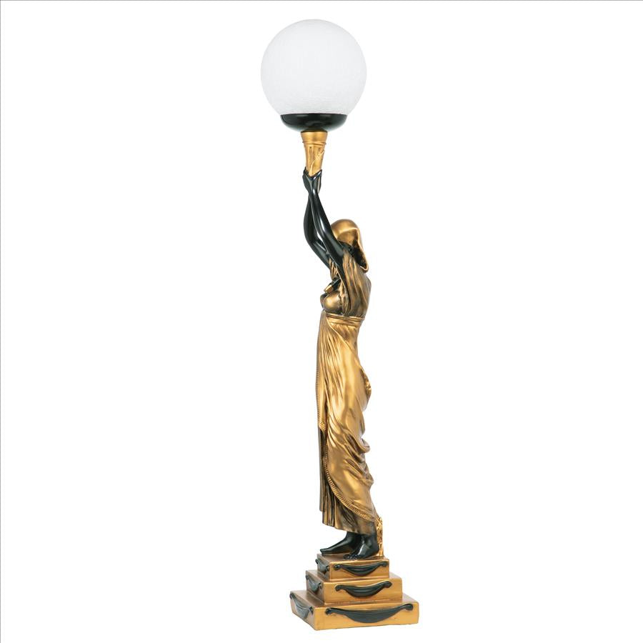 Egyptian Goddess of the Night Illuminated Statue: Each