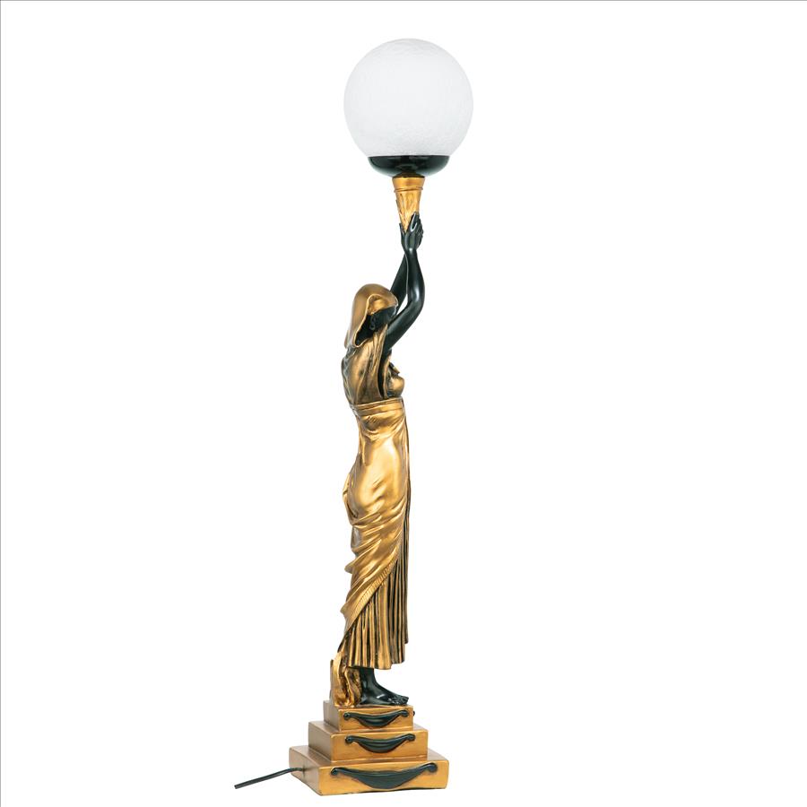 Egyptian Goddess of the Night Illuminated Statue: Each