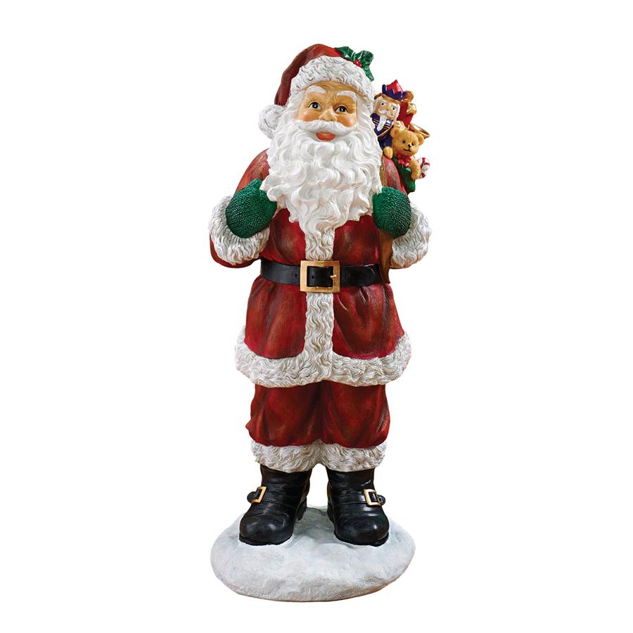 A Visit from Santa Claus Holiday Statue