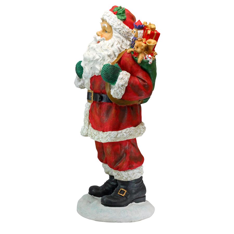 A Visit from Santa Claus Holiday Statue