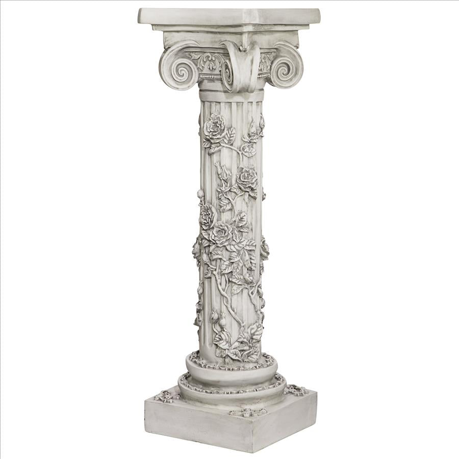 The Rose Garland Victorian Sculptural Pedestal