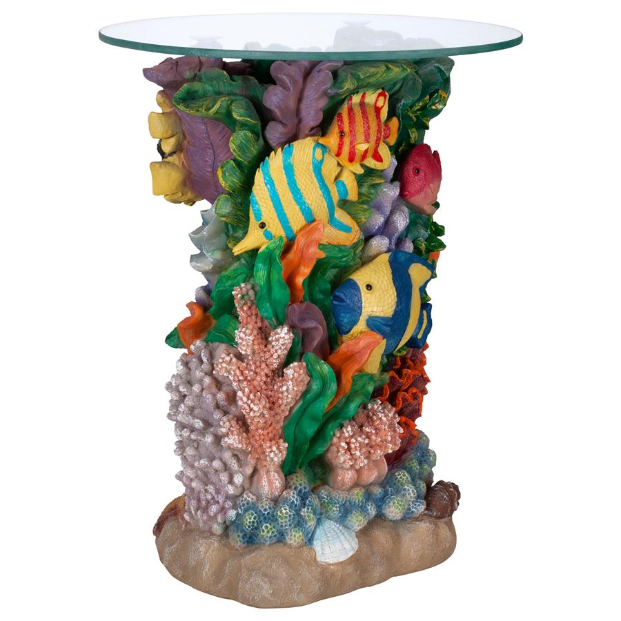 The Great Barrier Reef Glass-Topped Table