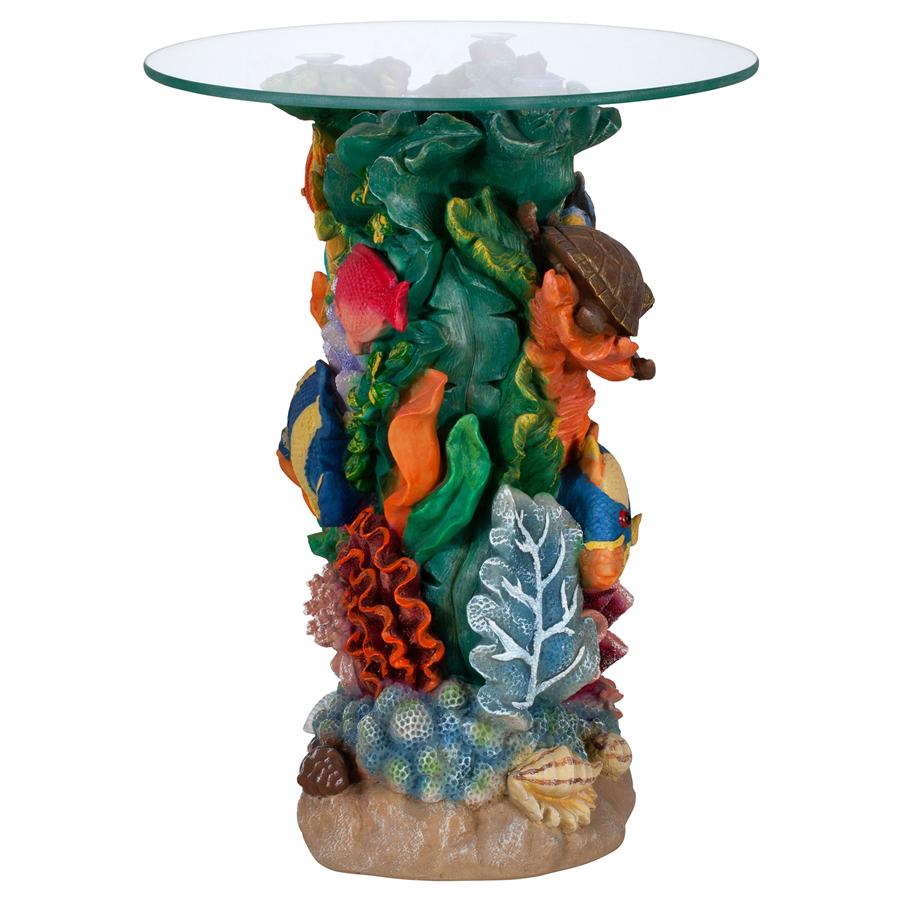 The Great Barrier Reef Glass-Topped Table