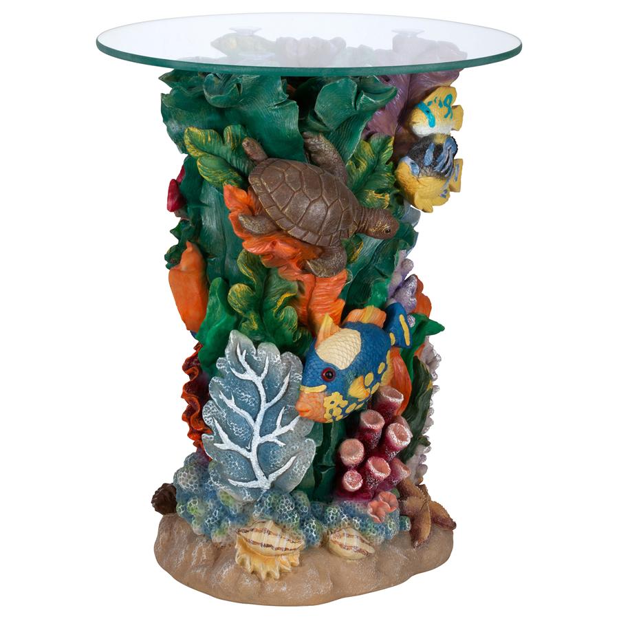 The Great Barrier Reef Glass-Topped Table