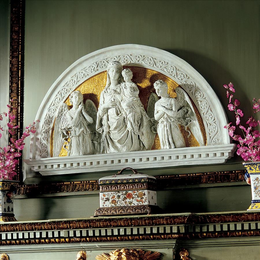 Blessed Union Renaissance Arch Lunetta Wall Sculpture