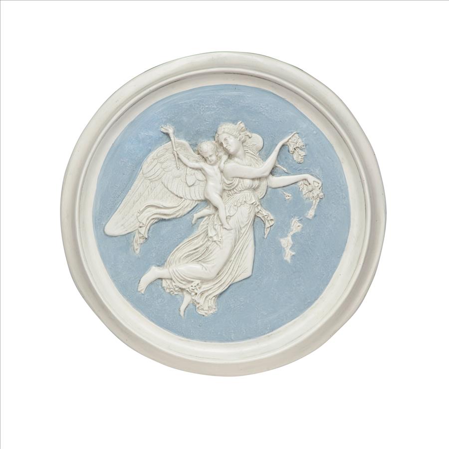 Morning Angel Roundel Wall Sculpture