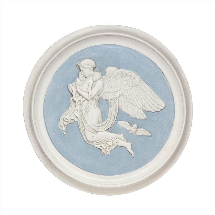 Night Angel Roundel Wall Sculpture