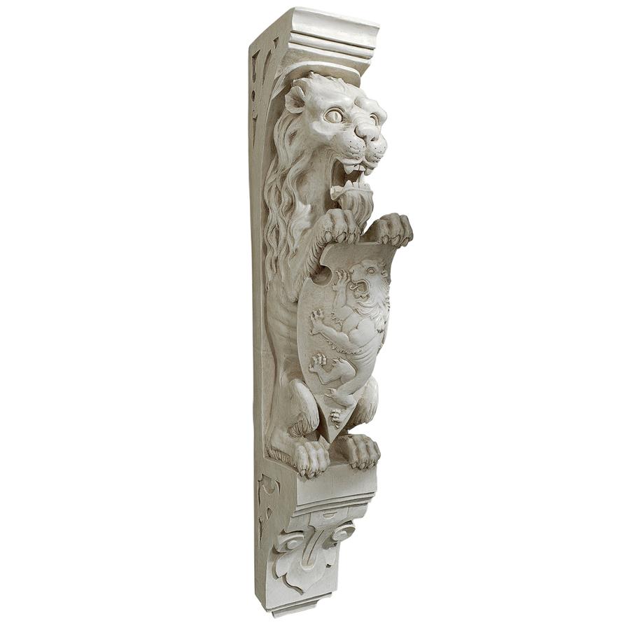 Manor Lion Corbel Wall Sculpture: Each