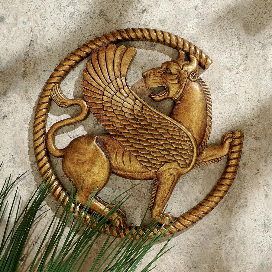 Persian Griffin Wall Sculpture