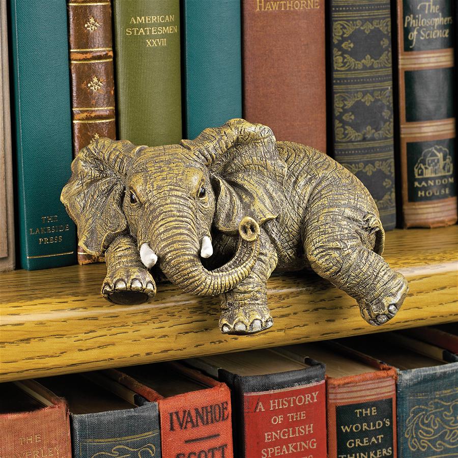Ernie the Elephant Shelf Sitter Sculpture