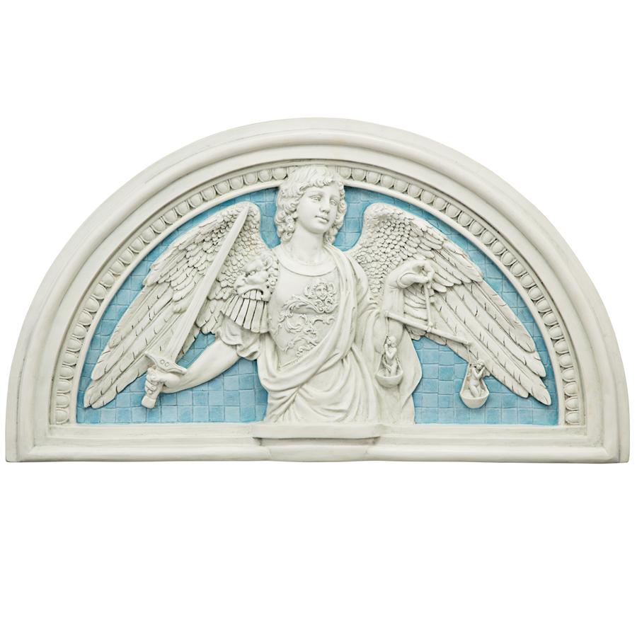 St. Michael the Prince of Light Lunette Wall Sculpture