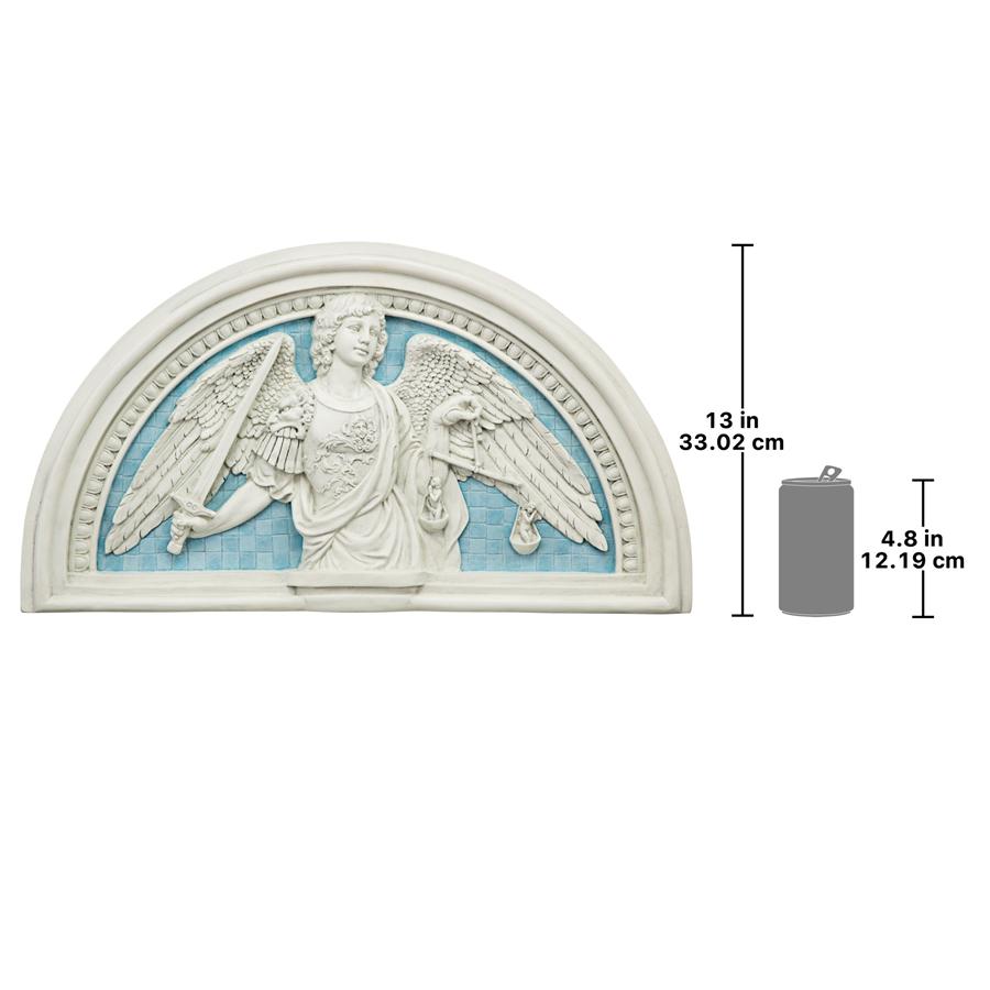 St. Michael the Prince of Light Lunette Wall Sculpture