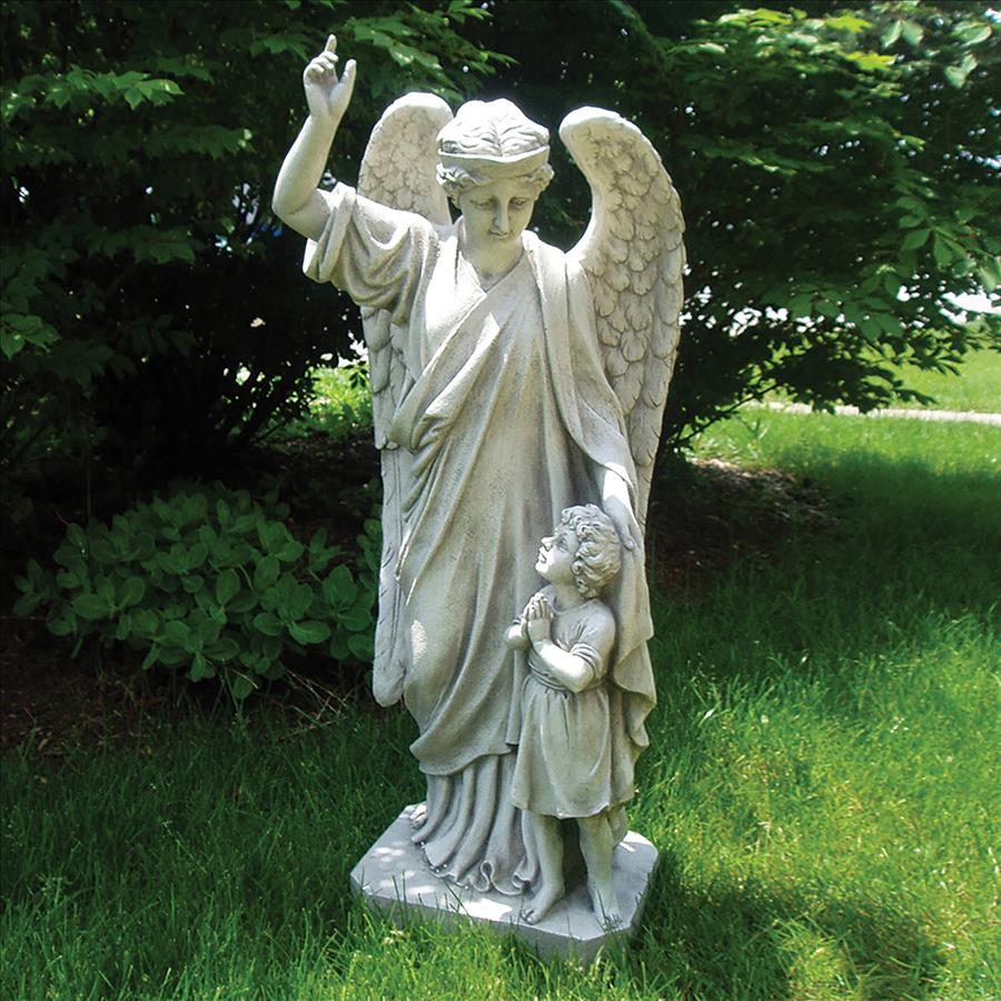 Guardian Angel Child's Prayer Garden Statue