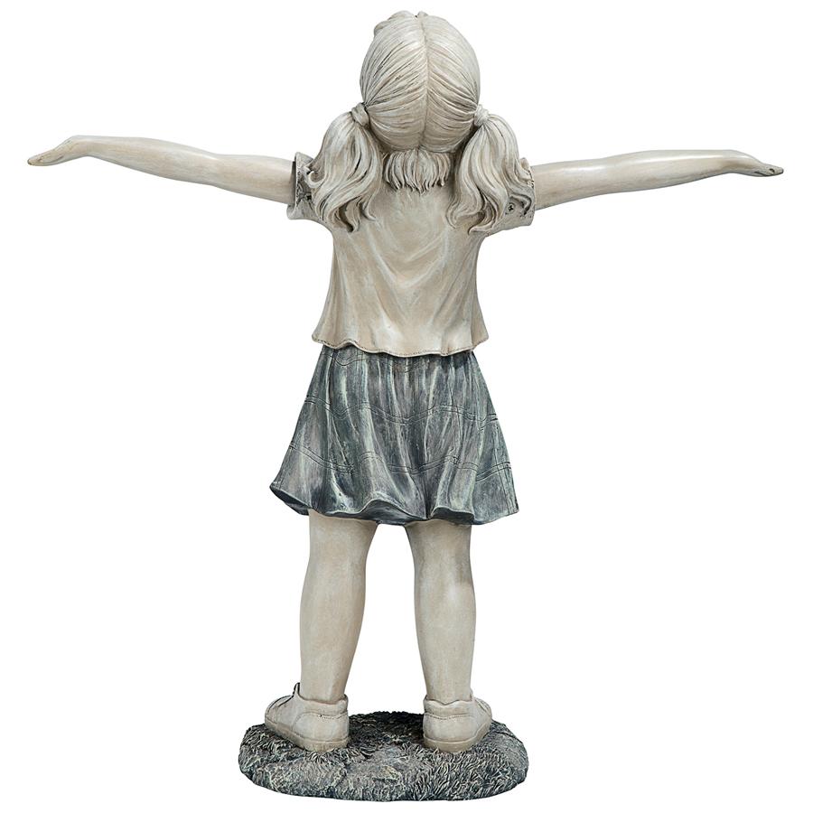 Hope the Optimistic Gardener Child Statue