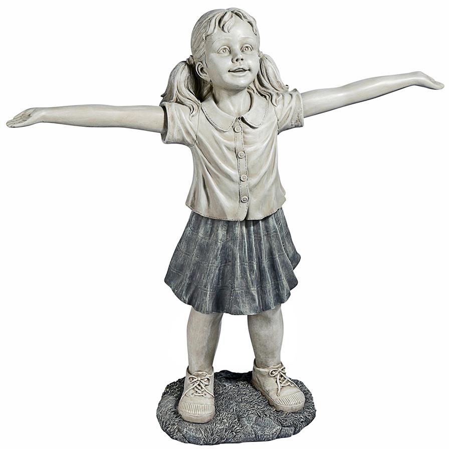 Hope the Optimistic Gardener Child Statue