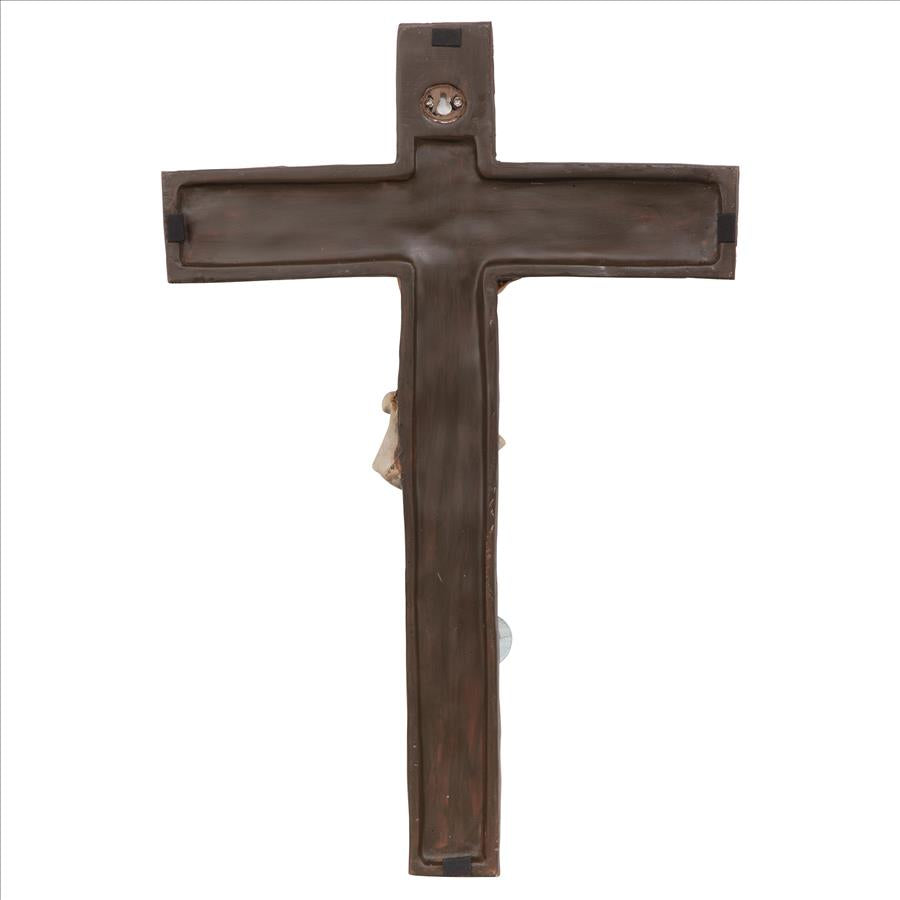 Crucifixion of Christ Cross Wall Sculpture