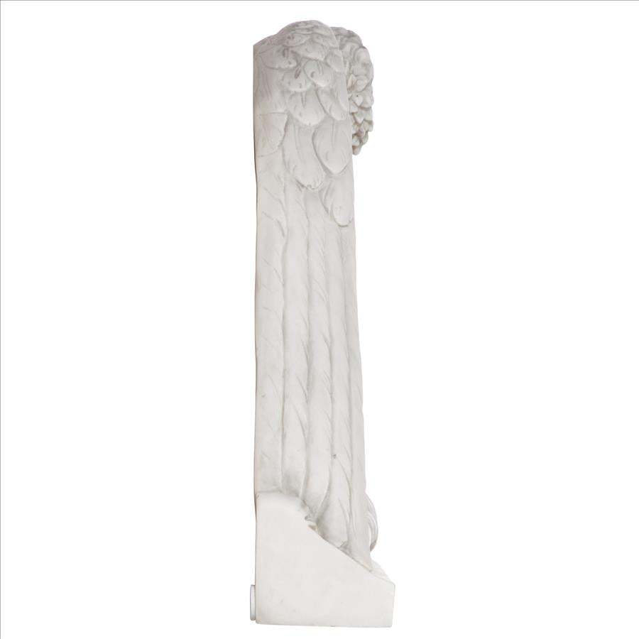 Weeping Angel Sculptural Wall Pediment: Each