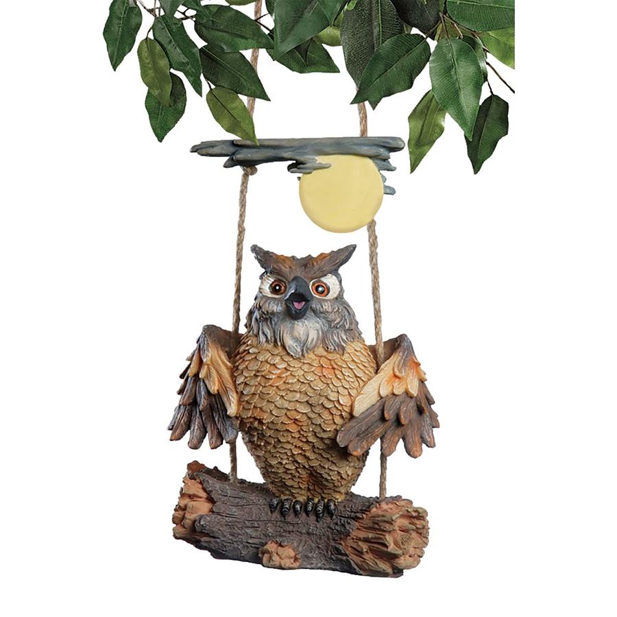 Howie the Hoot Owl Swinging Sculpture