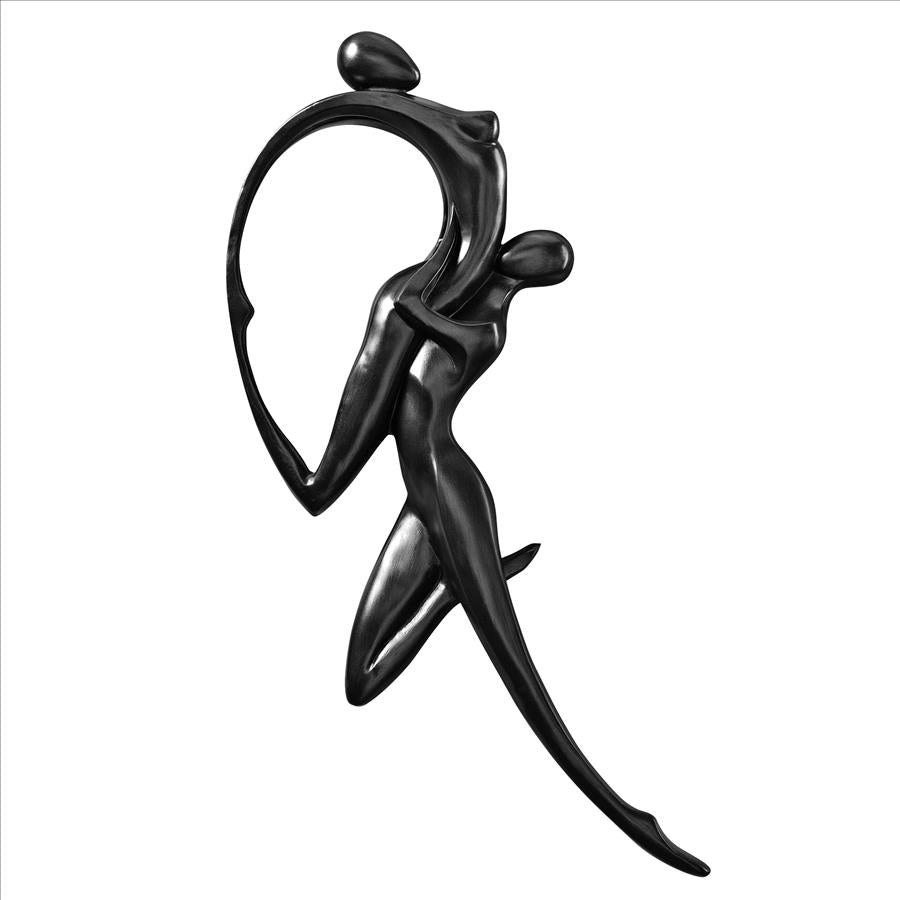 Dance of Desire Ebony-Finished Wall Sculpture