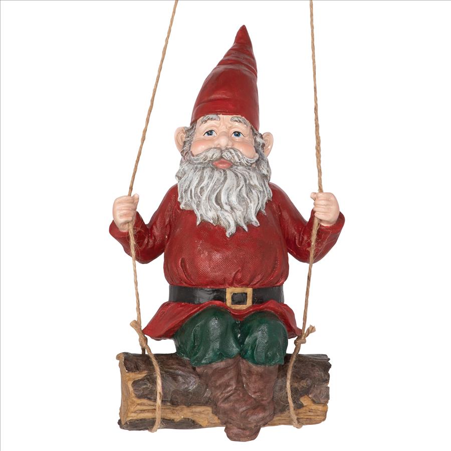 Sammy the Swinging Gnome Statue