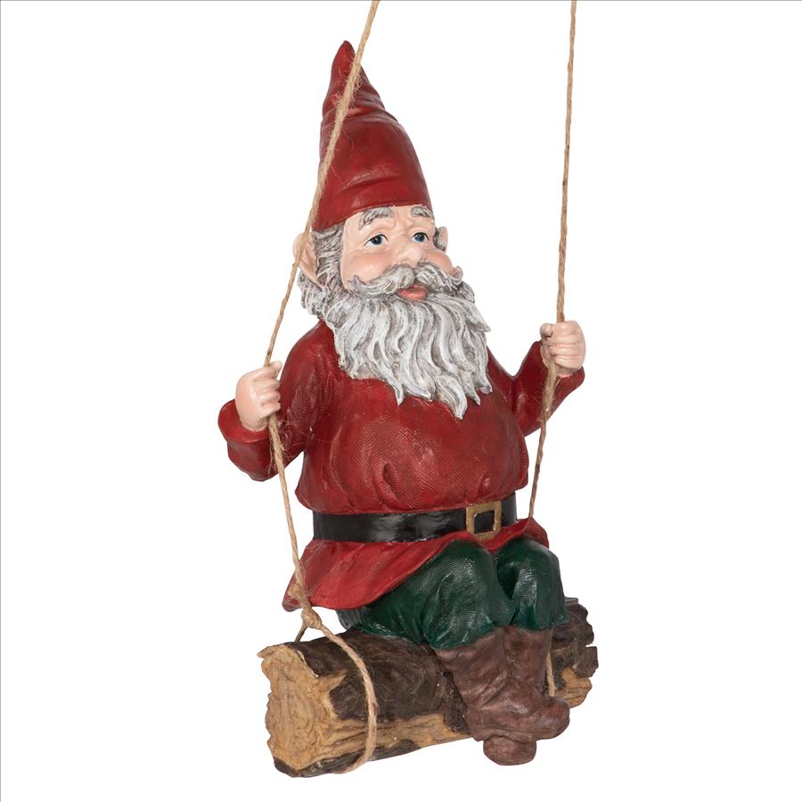 Sammy the Swinging Gnome Statue