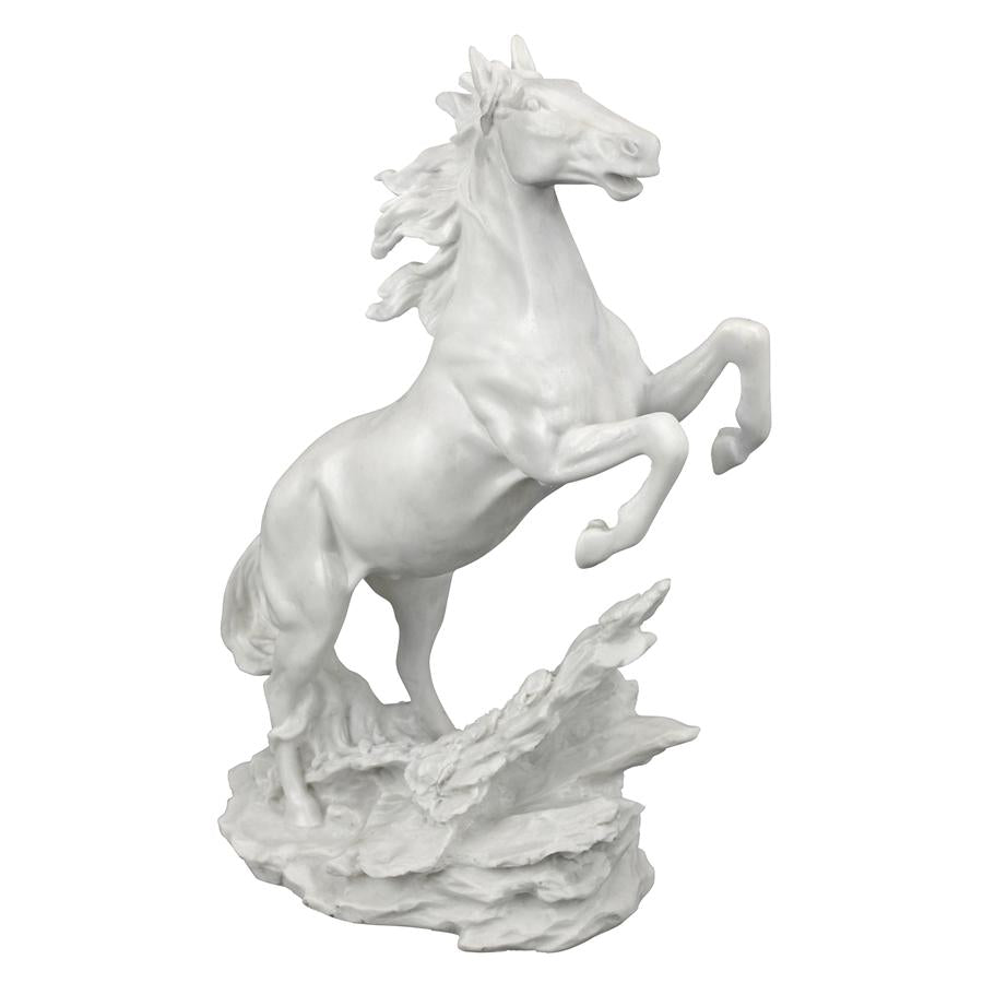 Untamed Beauty Bonded Marble Horse Statue