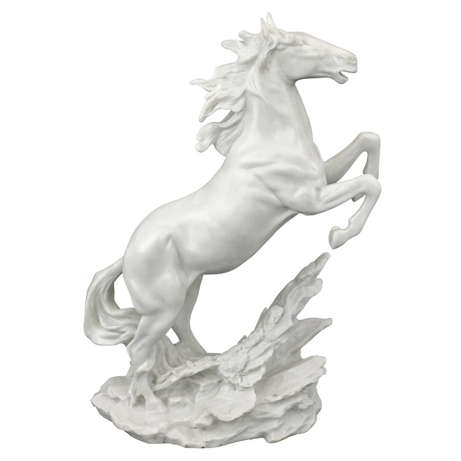 Untamed Beauty Bonded Marble Horse Statue