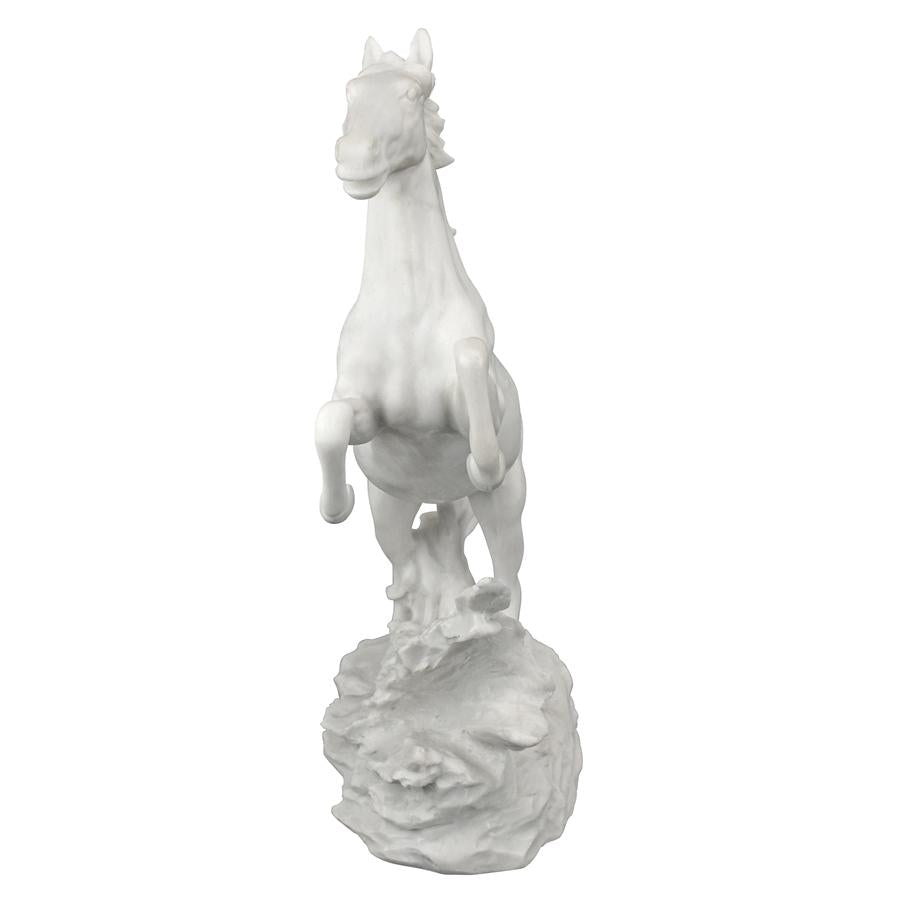 Untamed Beauty Bonded Marble Horse Statue