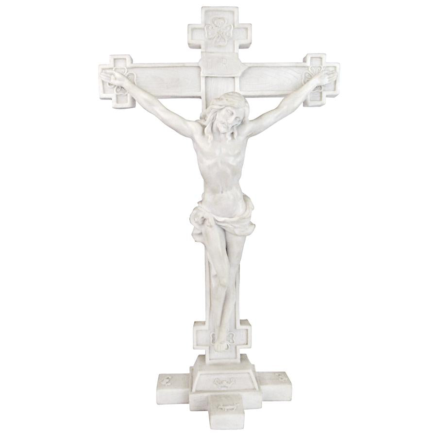 Crucifix: Body of Christ Bonded Marble Resin Statue