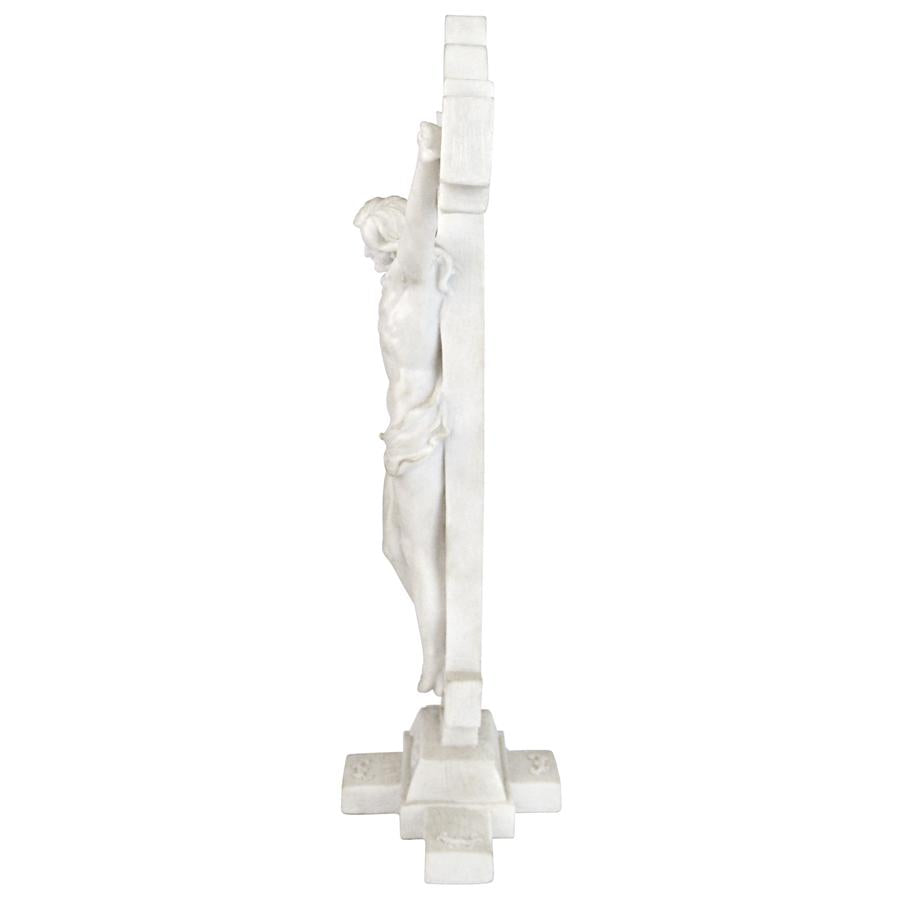 Crucifix: Body of Christ Bonded Marble Resin Statue