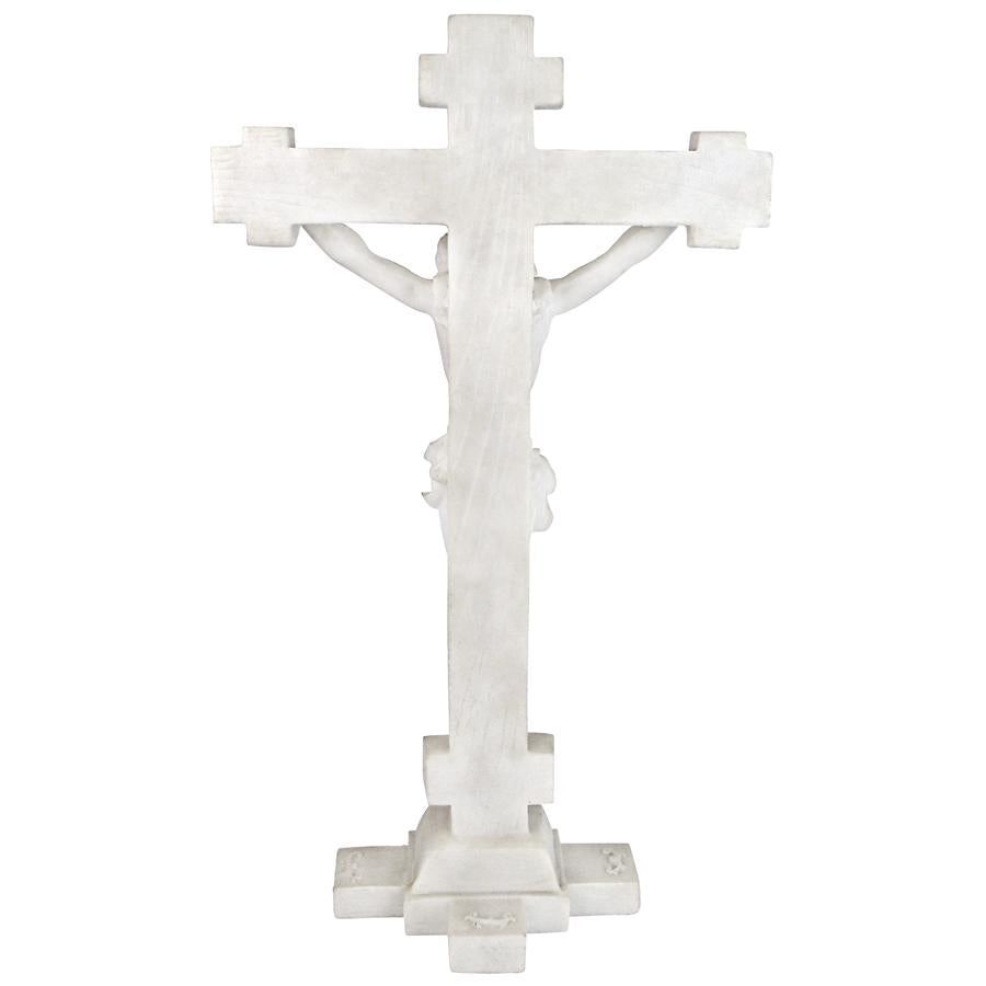 Crucifix: Body of Christ Bonded Marble Resin Statue