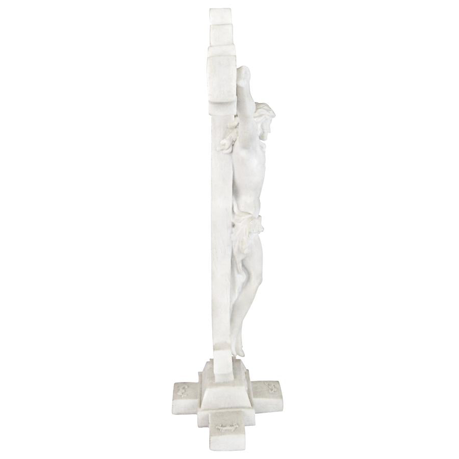 Crucifix: Body of Christ Bonded Marble Resin Statue