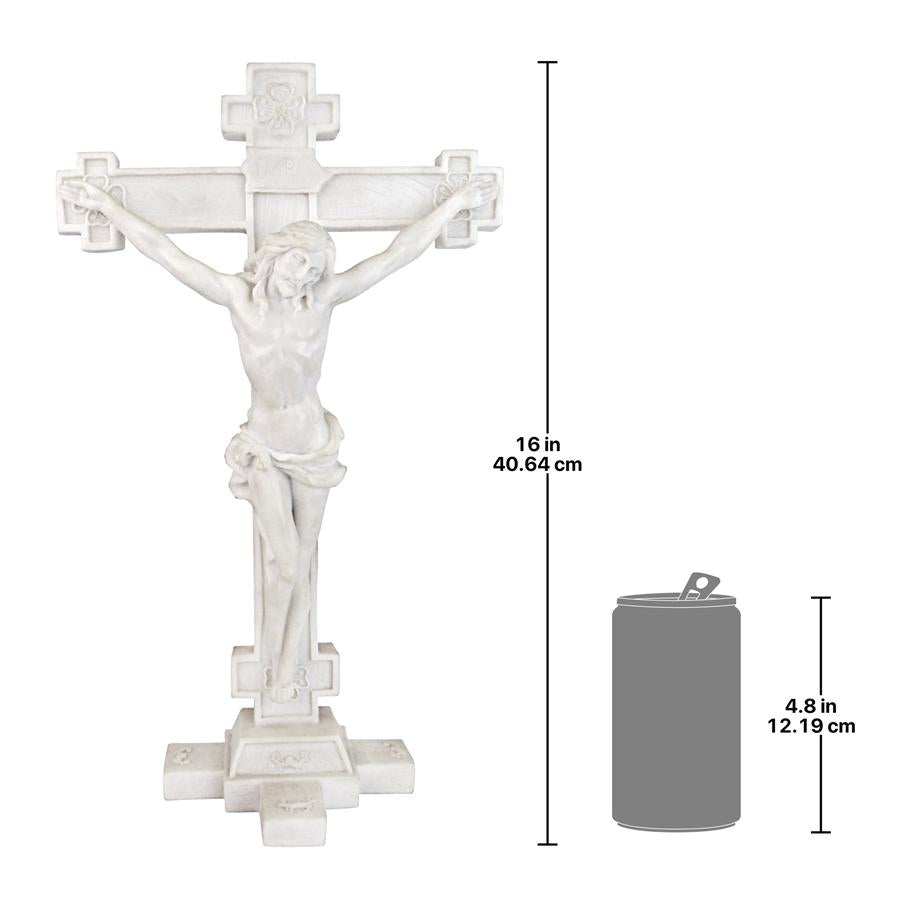 Crucifix: Body of Christ Bonded Marble Resin Statue