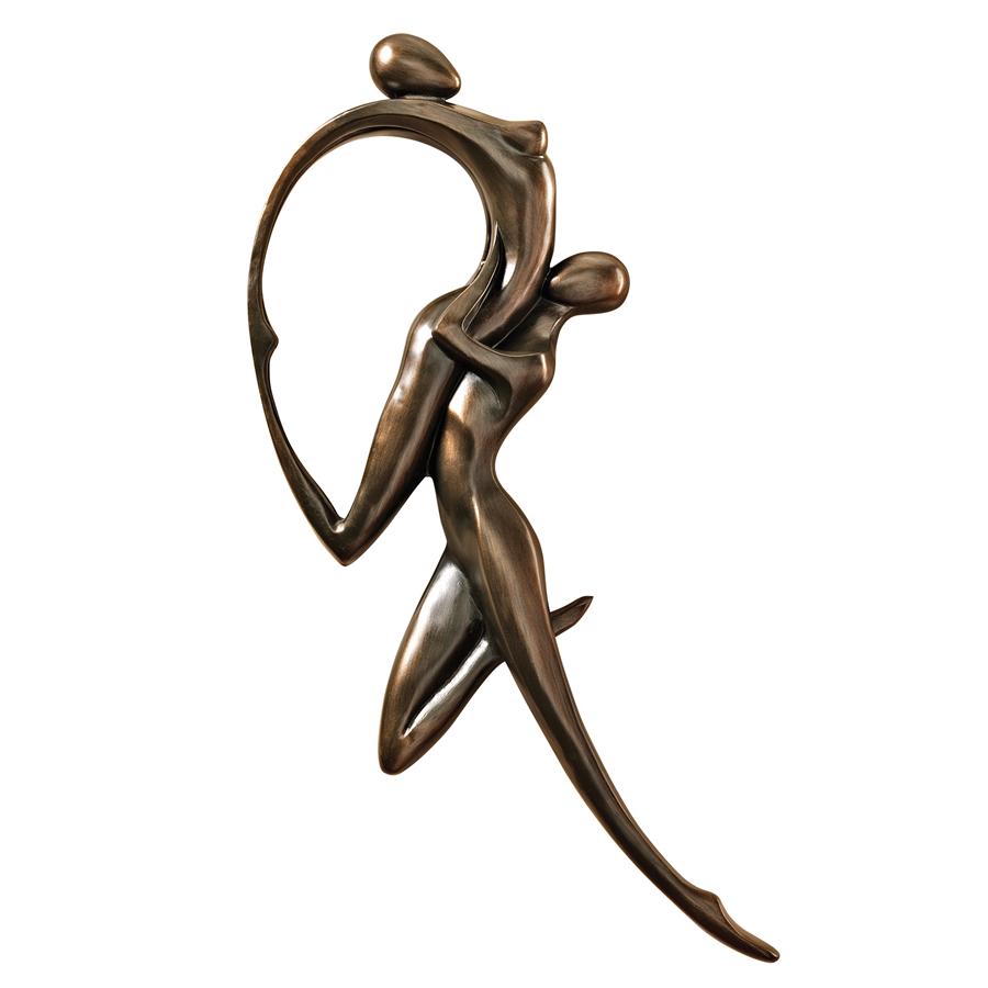 Dance of Desire Bronze-Finished Wall Sculpture