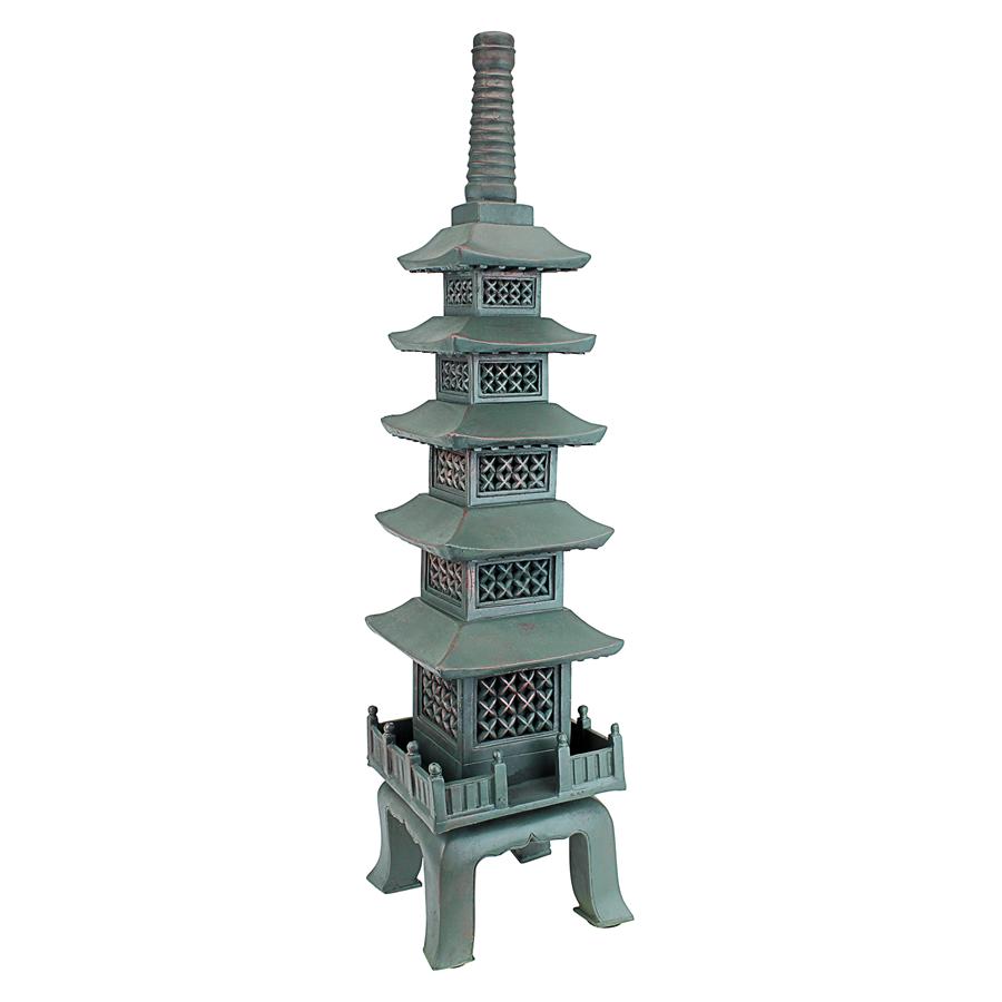 The Nara Temple Asian Garden Pagoda Statue: Large