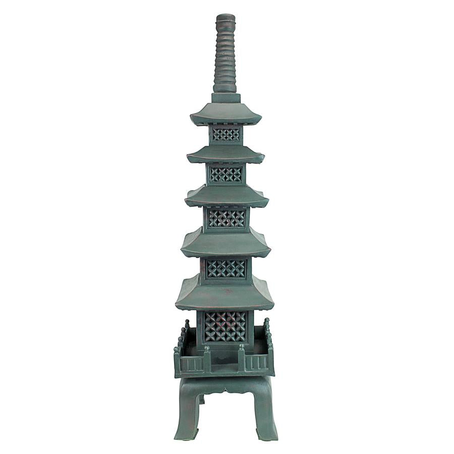 The Nara Temple Asian Garden Pagoda Statue: Large