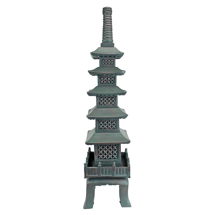 The Nara Temple Asian Garden Pagoda Statue: Large