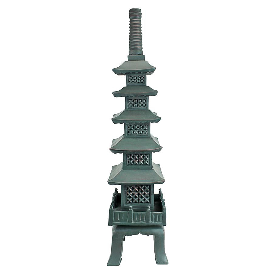 The Nara Temple Asian Garden Pagoda Statue: Large