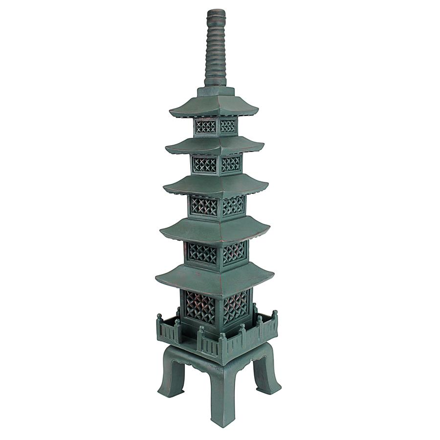 The Nara Temple Asian Garden Pagoda Statue: Large