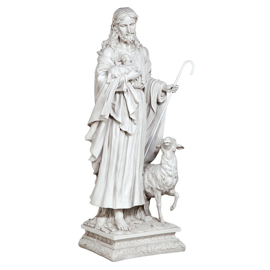 Jesus the Good Shepherd Garden Statue: Grande