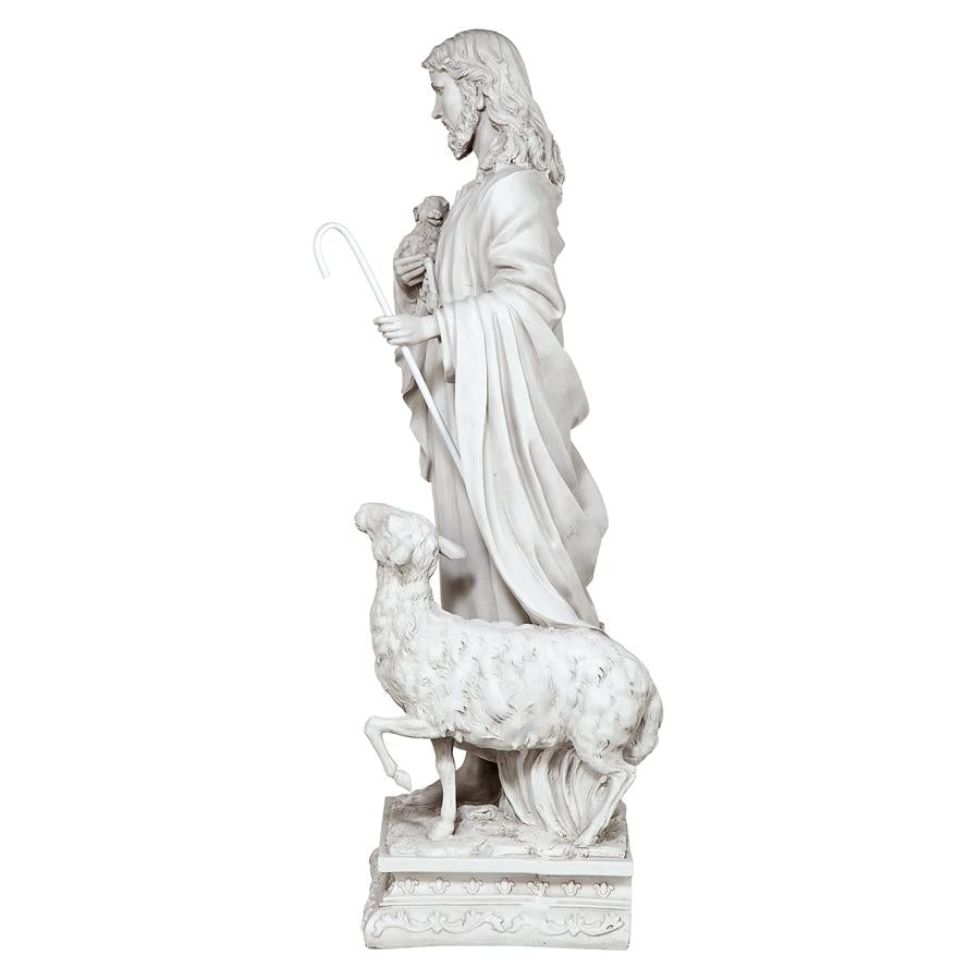 Jesus the Good Shepherd Garden Statue: Grande