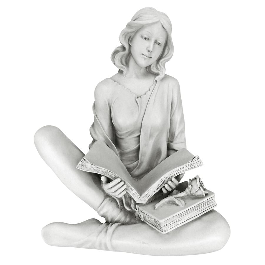 Reflection Reader Garden Girl Statue