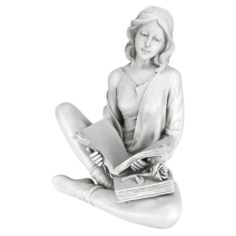 Reflection Reader Garden Girl Statue