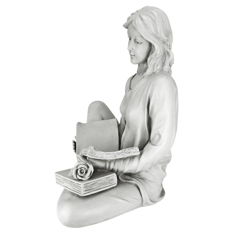 Reflection Reader Garden Girl Statue